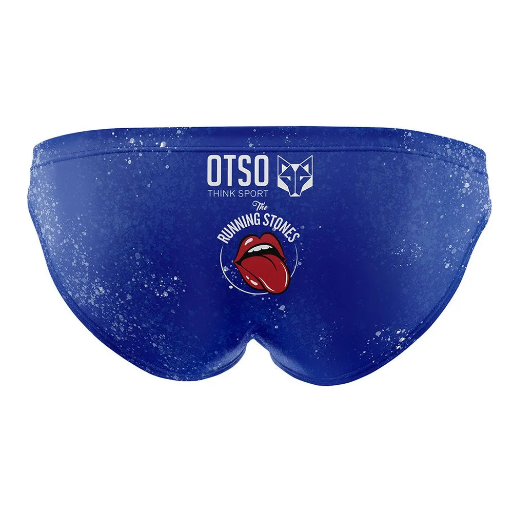 Otso Running Stones Blue Badetrusser male