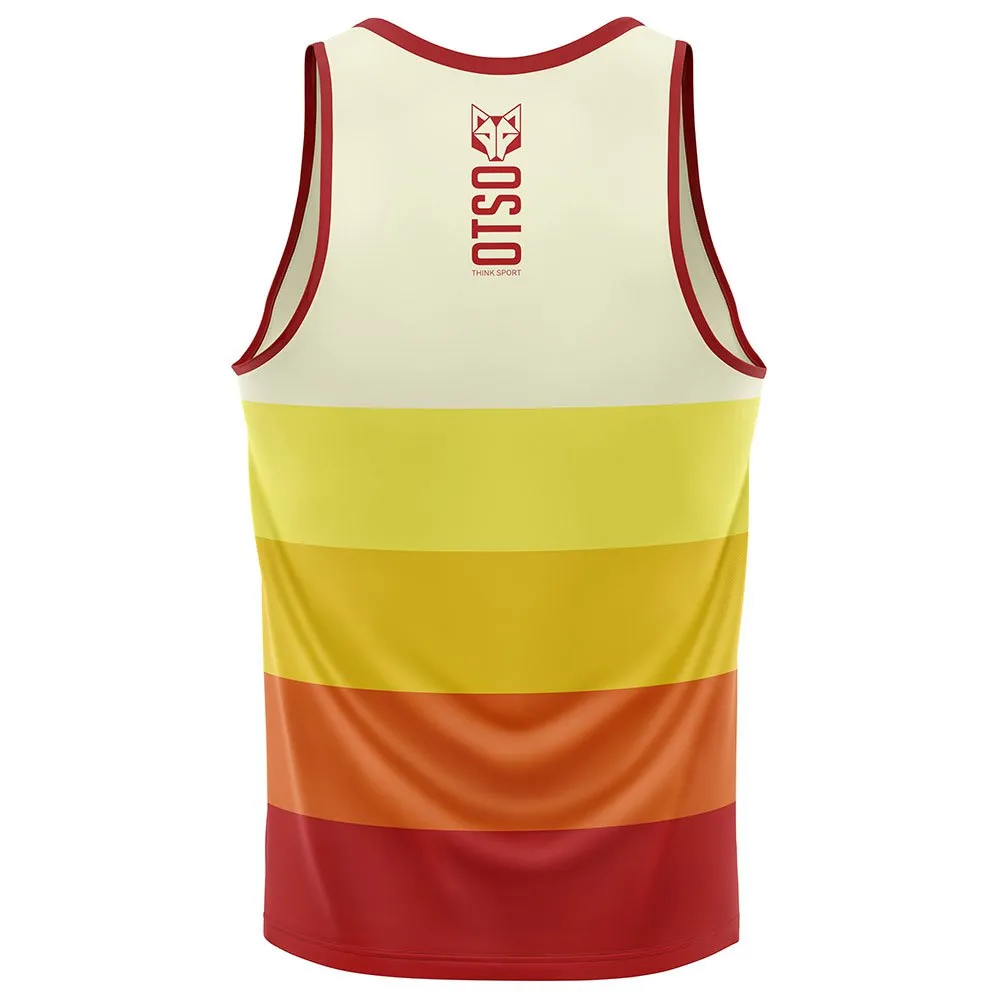 Otso Sg Ermeløs T-skjorte Refurbished male, Orange