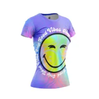Otso Smileyworld Vibes Kortarmet T-skjorte female