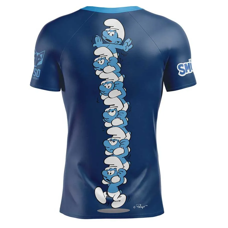 Otso Smurf Tower Kortarmet T-skjorte male