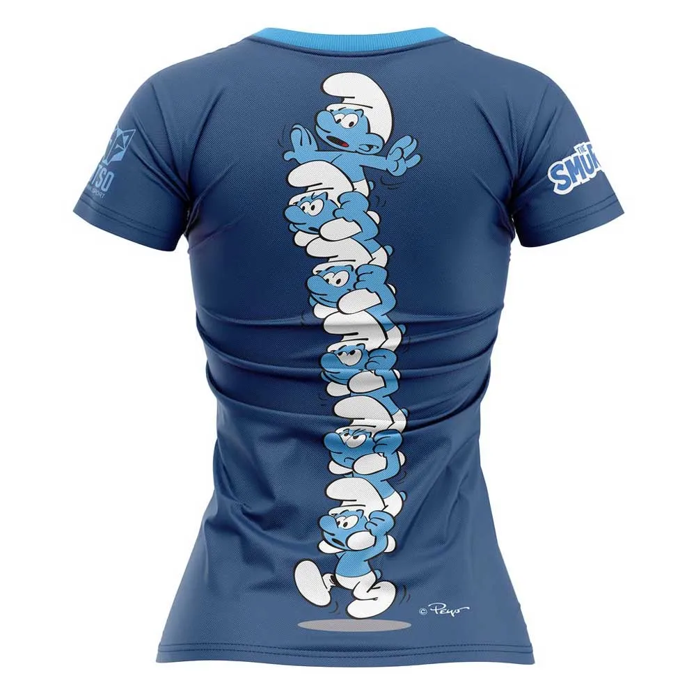 Otso Smurf Towers Kortarmet T-skjorte female