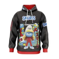 Otso Smurfs Manga Hetteskjorte Otso Smurfs Manga Hetteskjorte