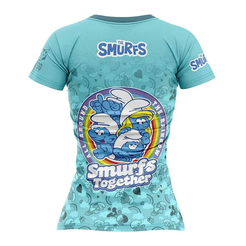 Otso Smurfs Rainbow Kortarmet T-skjorte female