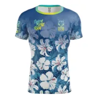 Otso Swim Bike Run Flower Kortarmet T-skjorte female