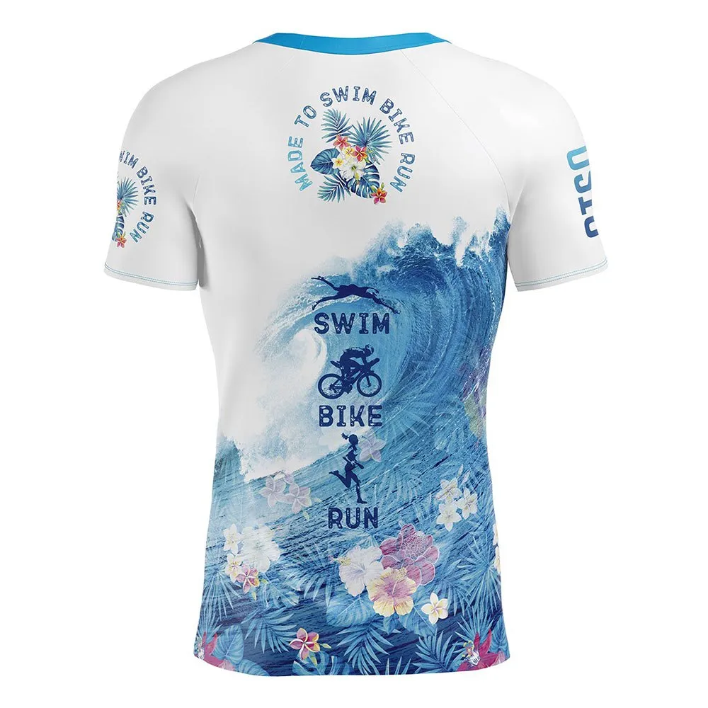 Otso Swim Bike Run Wave Kortarmet T-skjorte male Otso Swim Bike Run Wave Kortarmet T-skjorte male