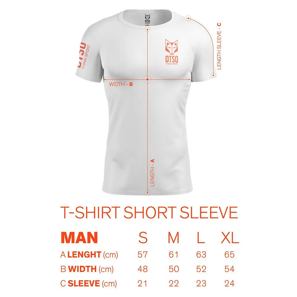 Otso Swim Bike Run Wave Kortarmet T-skjorte male Otso Swim Bike Run Wave Kortarmet T-skjorte male