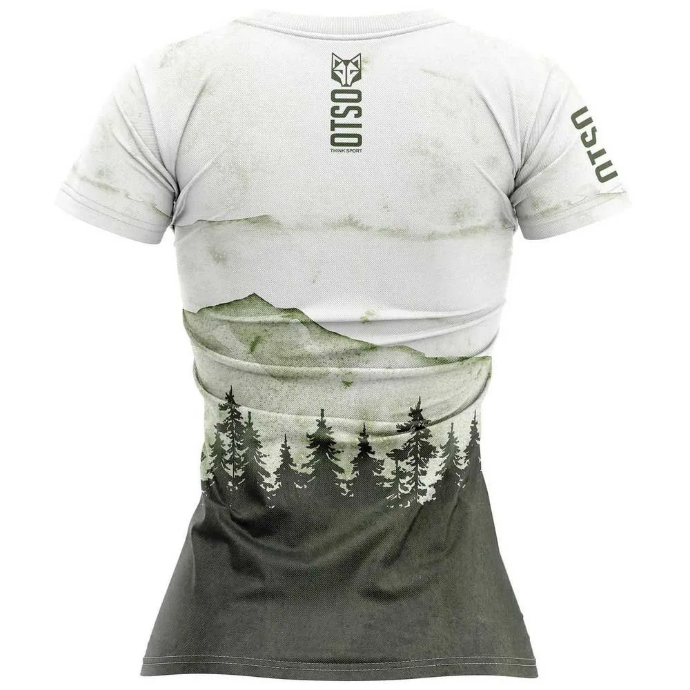 Otso T-shirt Kortarmet T-skjorte Refurbished female, Green forest Otso T-shirt Kortarmet T-skjorte Refurbished female, Green forest