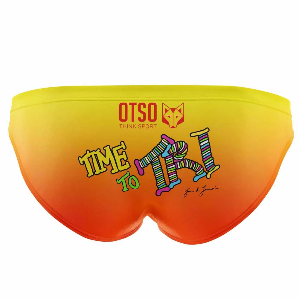 Otso Time To Tri Swim Badetrusser male