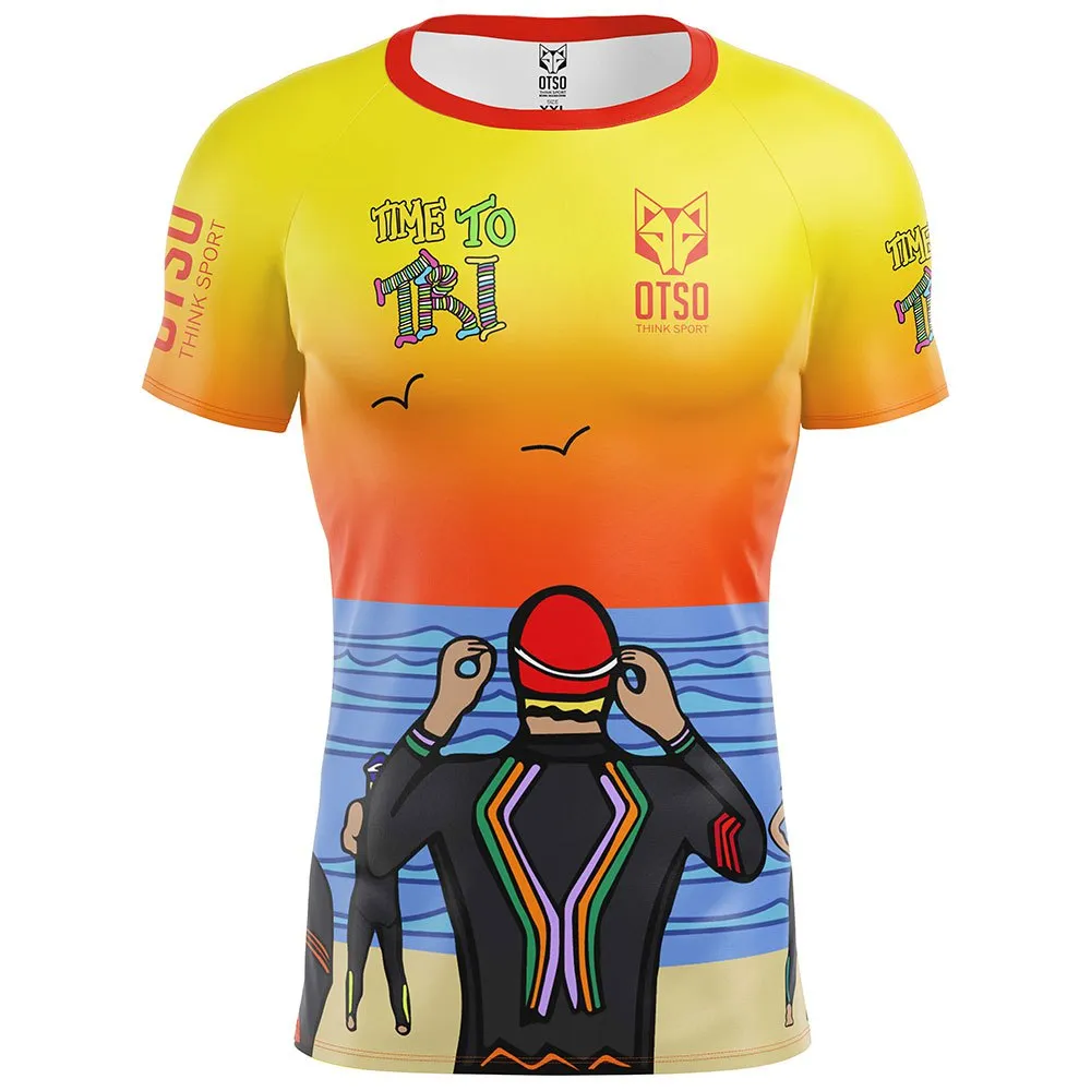 Otso Time To Tri Swim Kortarmet T-skjorte female