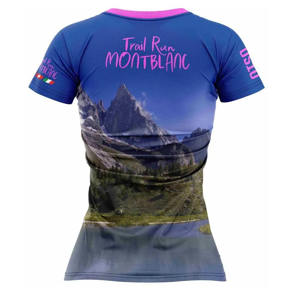 Otso Trail Run Montblanc Kortarmet T-skjorte female, Multicolour