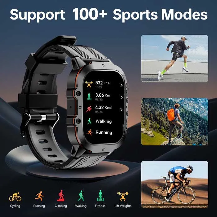 Oukitel Bt20 Smartklokke Oukitel Bt20 Smartklokke