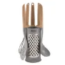 Outwell Adana Bestikksett, Silver / brown, One Size