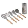 Outwell Adana Bestikksett, Silver / brown, One Size