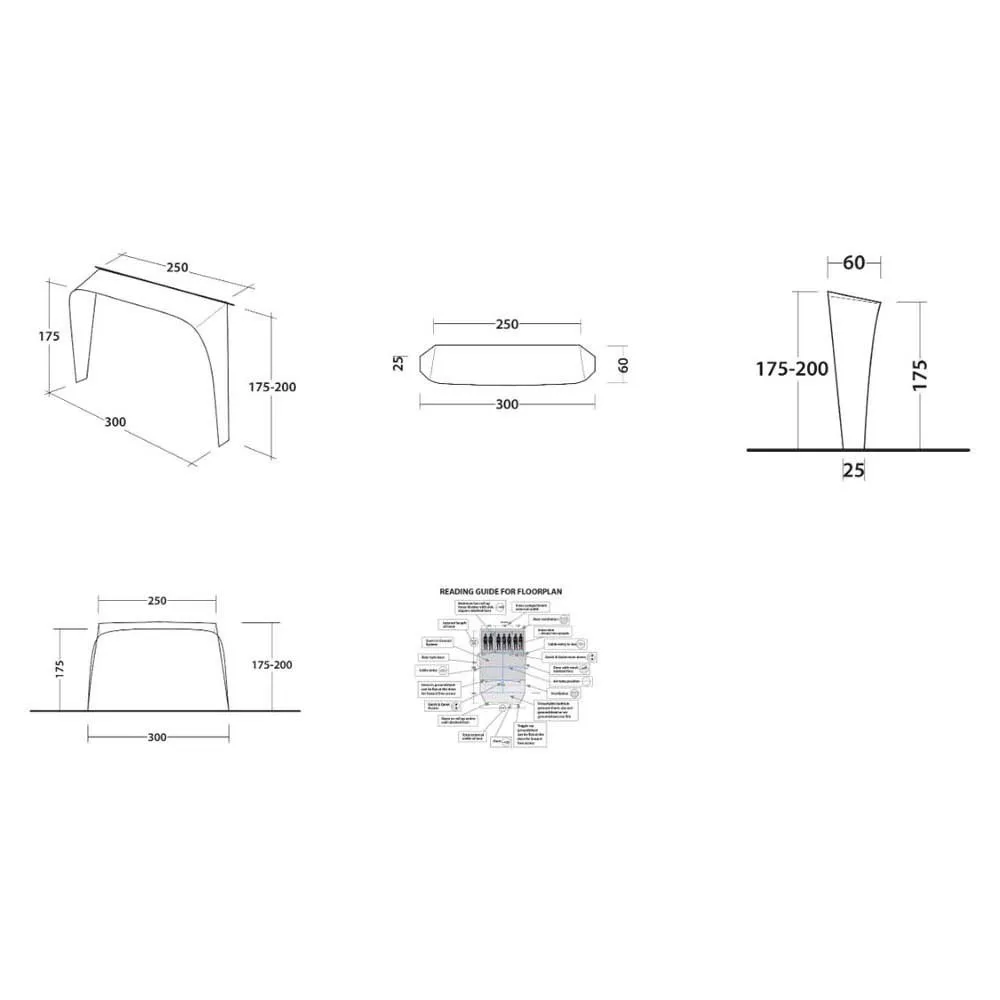 Outwell Air Shelter Biltelt, Grey, One Size Outwell Air Shelter Biltelt, Grey, One Size