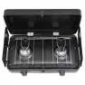 Outwell Appetizer Duo Gasskomfyr For Camping 2 Brennere, Black, One Size