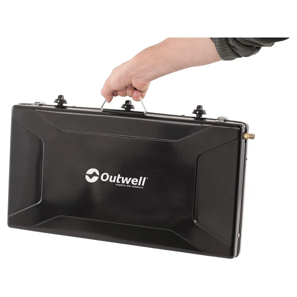 Outwell Appetizer Trio Gasskomfyr For Camping 3 Brennere, Black, One Size
