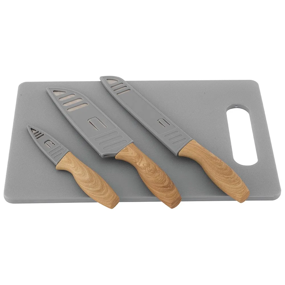 Outwell Caldas Knivsett Med Skjærebrett, Black, One Size Outwell Caldas Knivsett Med Skjærebrett, Black, One Size