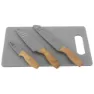 Outwell Caldas Knivsett Med Skjærebrett, Black, One Size