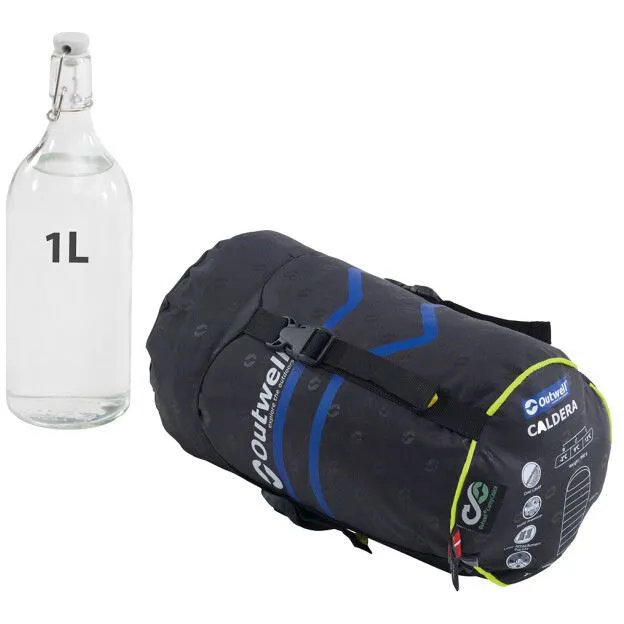 Outwell Caldera Sovepose, Black / grey, Left Zipper Outwell Caldera Sovepose, Black / grey, Left Zipper
