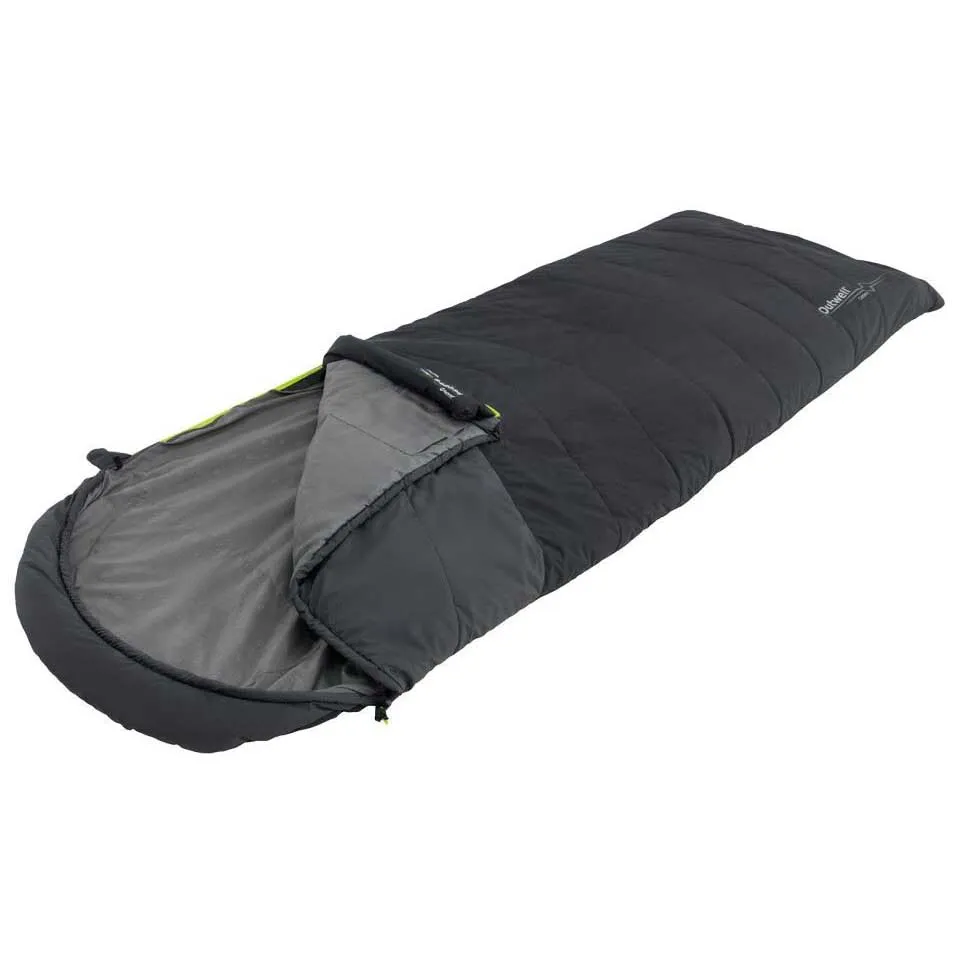 Outwell Caldera Sovepose, Black / grey, Left Zipper Outwell Caldera Sovepose, Black / grey, Left Zipper