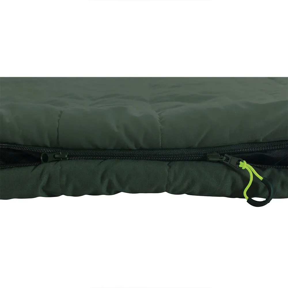 Outwell Camper Lux Double Sovepose, Forest green, Right Zipper