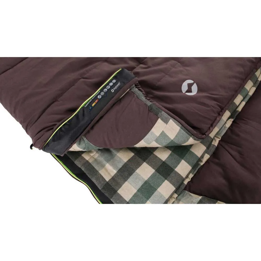 Outwell Camper Supreme Sovepose, Brown, Left Zipper Outwell Camper Supreme Sovepose, Brown, Left Zipper