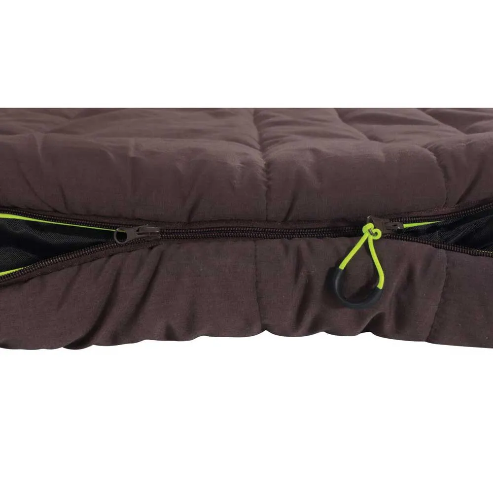 Outwell Camper Supreme Sovepose, Brown, Left Zipper Outwell Camper Supreme Sovepose, Brown, Left Zipper