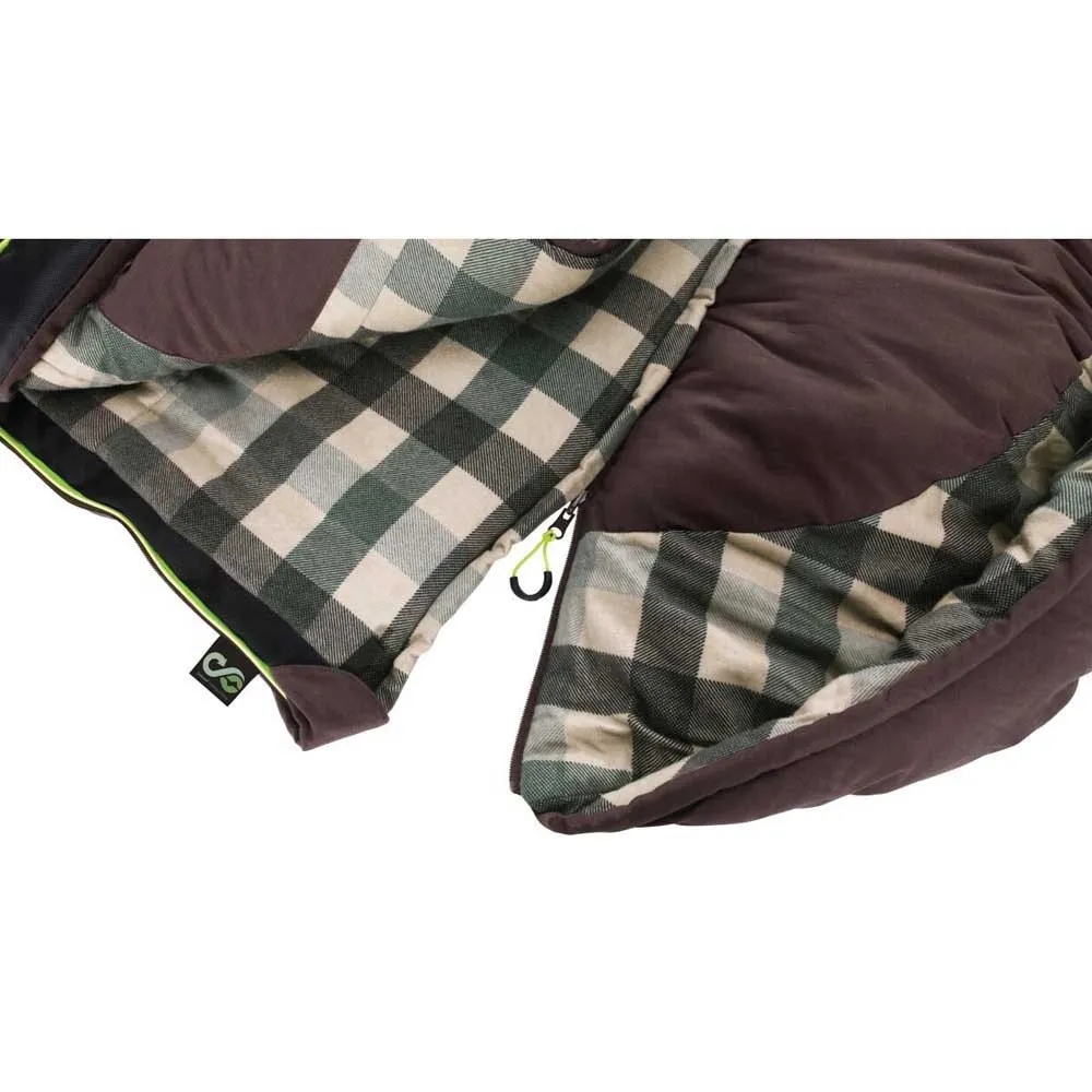 Outwell Camper Supreme Sovepose, Brown, Left Zipper Outwell Camper Supreme Sovepose, Brown, Left Zipper