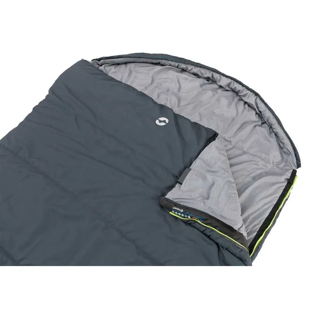 Outwell Campion Lux Double Sovepose, Dark grey, Left Zipper