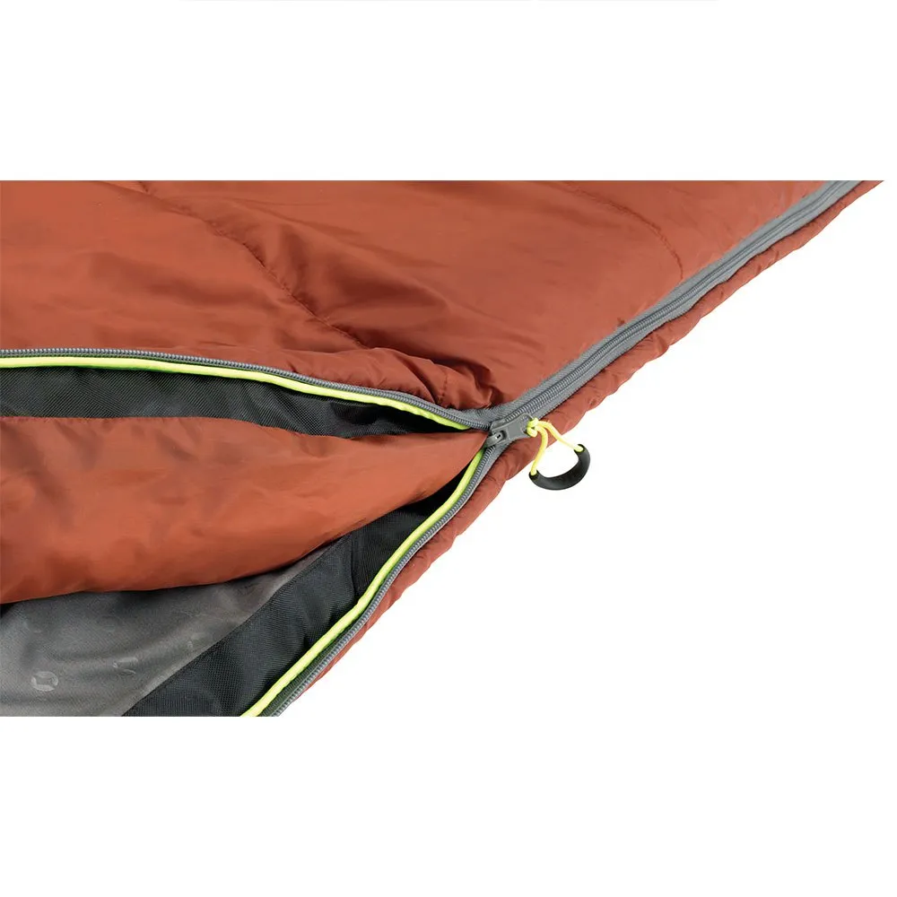 Outwell Canella Lux Sovepose, Warm red, Left Zipper Outwell Canella Lux Sovepose, Warm red, Left Zipper