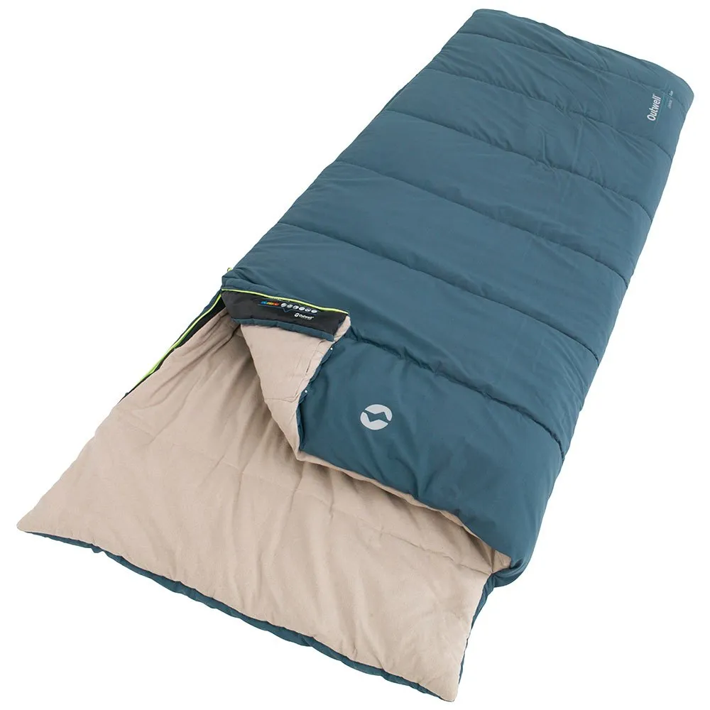 Outwell Celestial Lux Sovepose, Blue, Left Zipper Outwell Celestial Lux Sovepose, Blue, Left Zipper