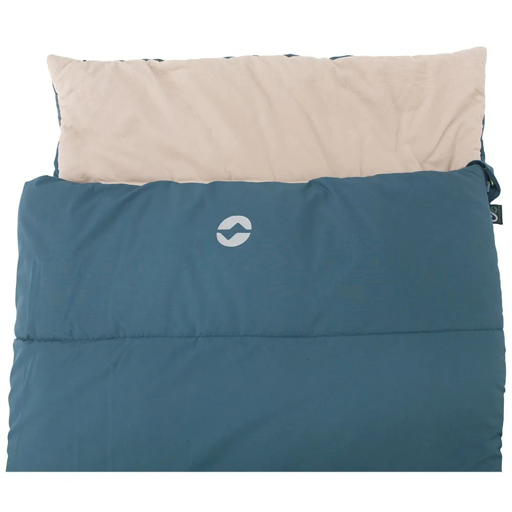 Outwell Celestial Lux Sovepose, Blue, Left Zipper Outwell Celestial Lux Sovepose, Blue, Left Zipper