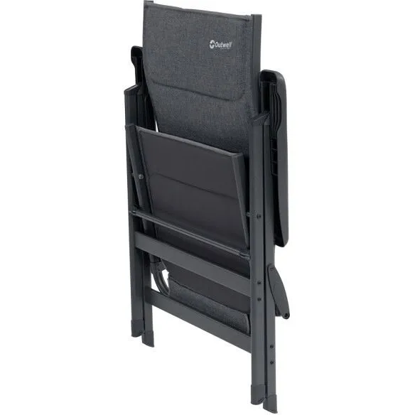 Outwell Clements Stol, Black / grey, 74 x 77 x 121cm