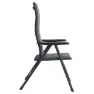 Outwell Clements Stol, Black / grey, 74 x 77 x 121cm