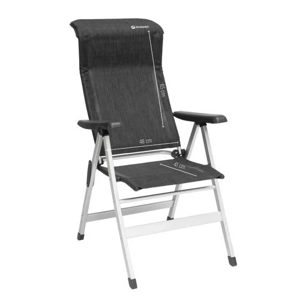 Outwell Columbia Lenestol, Black, One Size