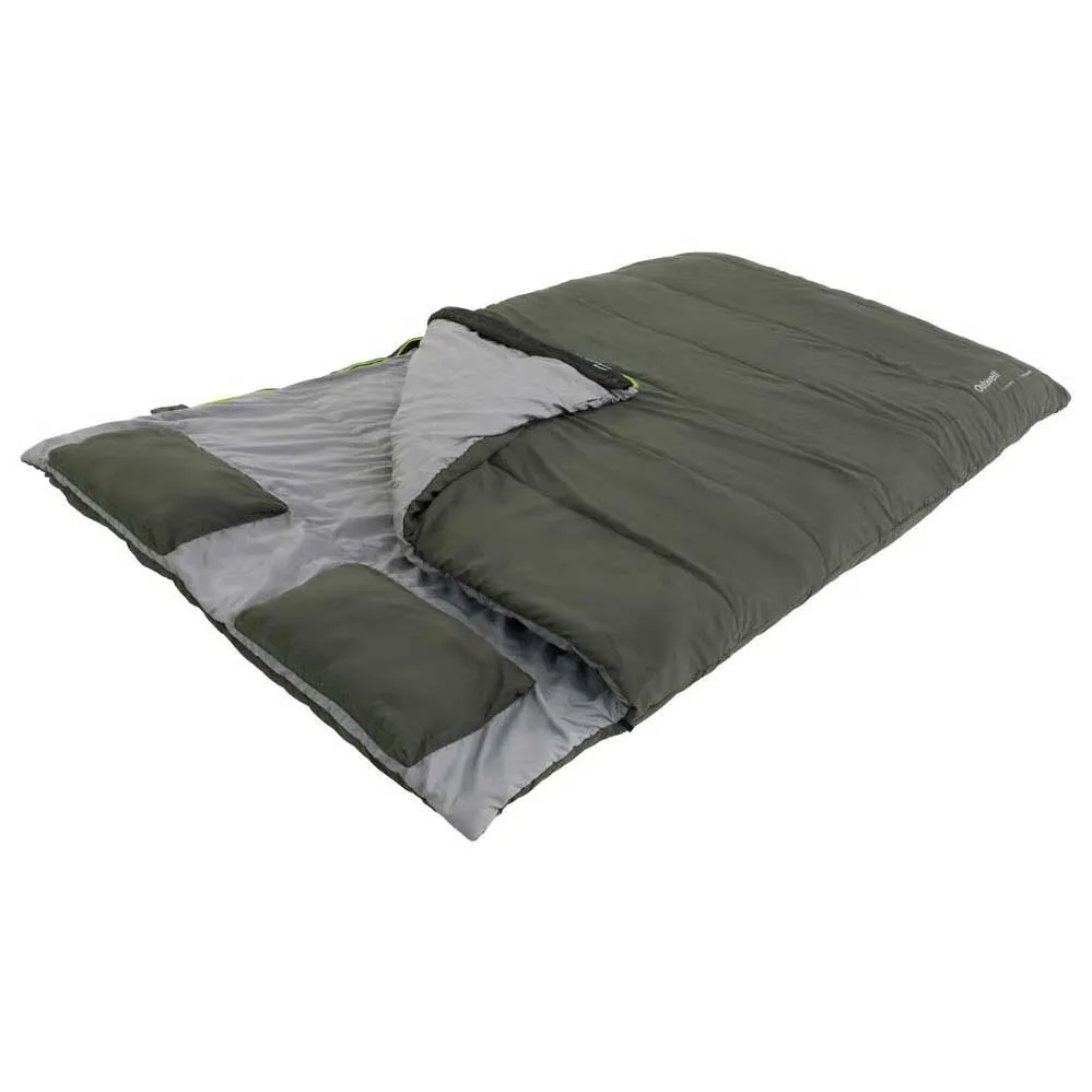Outwell Companion Lux Double Sovepose, Green, Left Zipper Outwell Companion Lux Double Sovepose, Green, Left Zipper