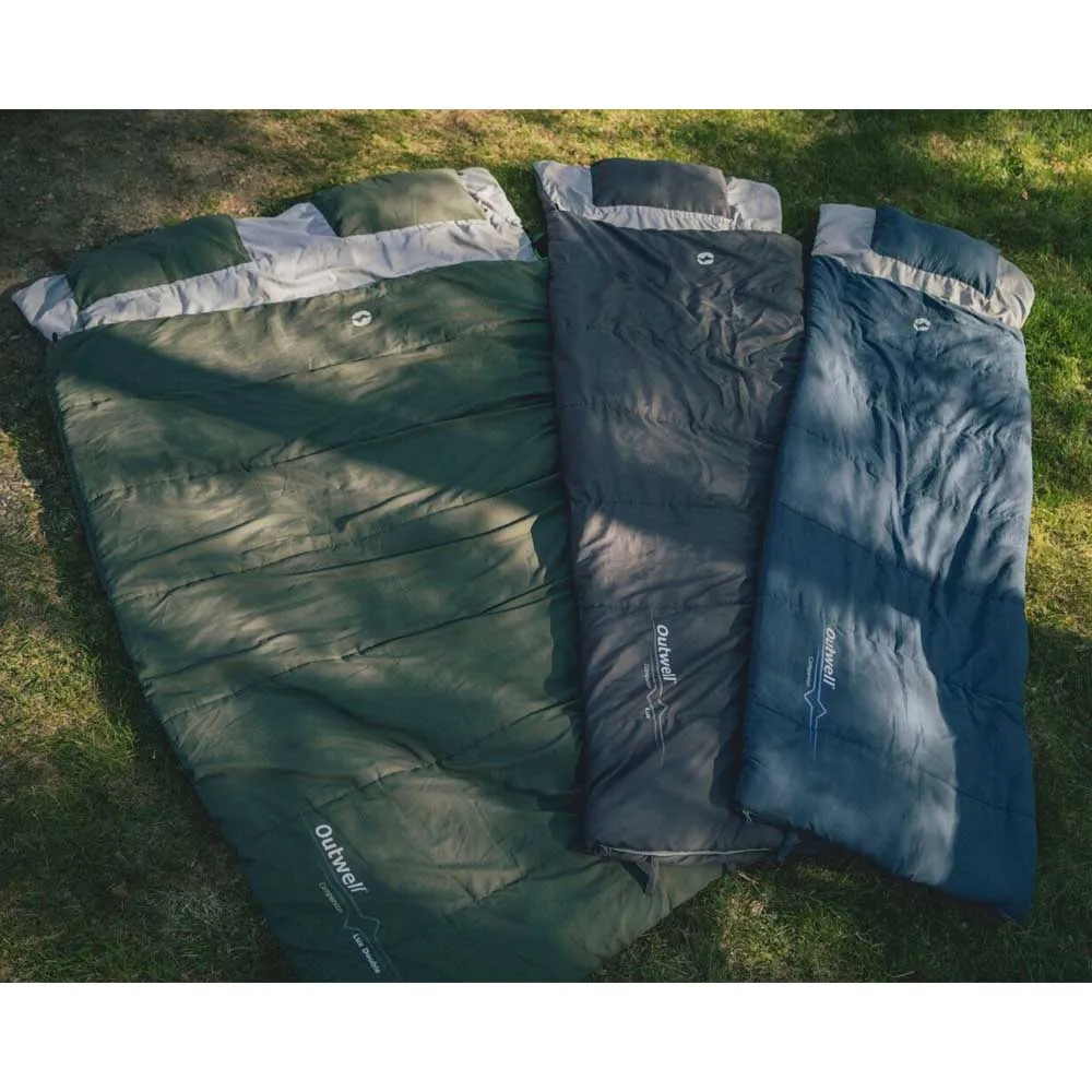 Outwell Companion Lux Double Sovepose, Green, Left Zipper Outwell Companion Lux Double Sovepose, Green, Left Zipper