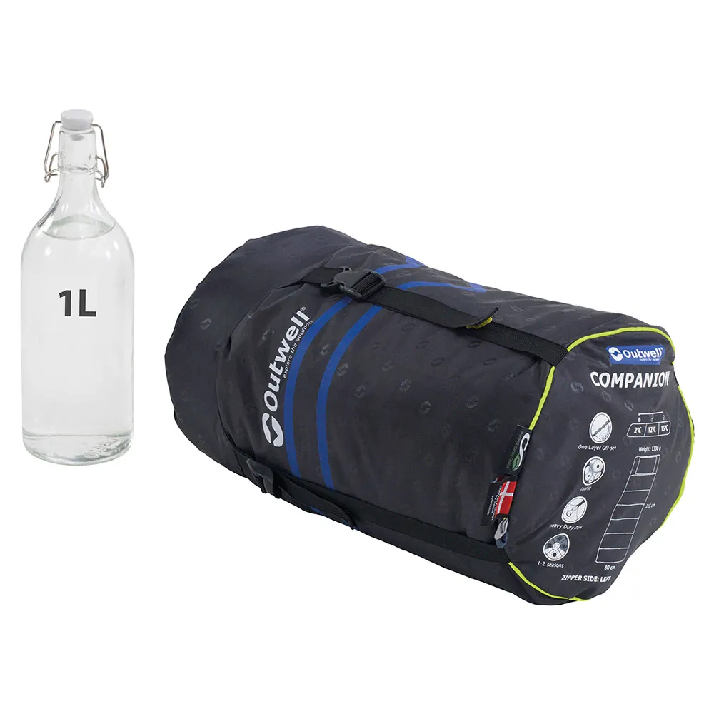 Outwell Companion Sovepose, Blue, Left Zipper