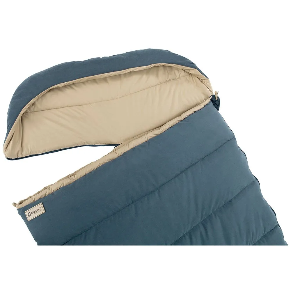 Outwell Constellation Lux Sovepose, Blue, Left Zipper Outwell Constellation Lux Sovepose, Blue, Left Zipper