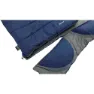 Outwell Contour Lux Double Sovepose, Imperial blue, Right Zipper