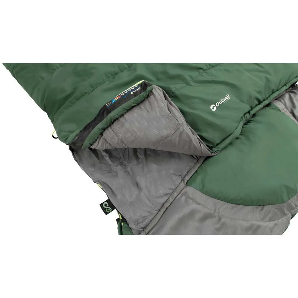 Outwell Contour Lux Xl Sovepose, Green, Left Zipper Outwell Contour Lux Xl Sovepose, Green, Left Zipper