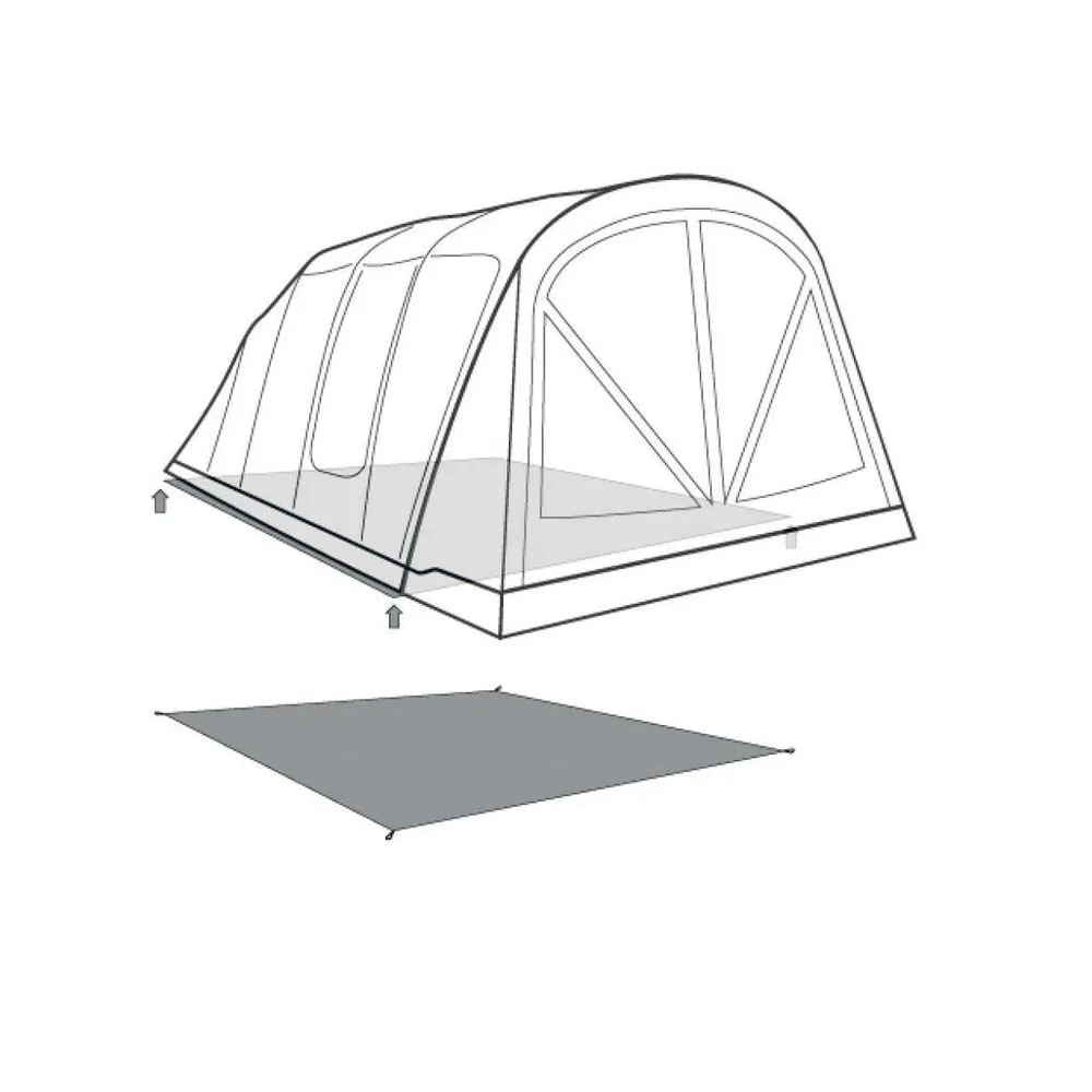 Outwell Florida 5 Air Beskyttende Fotavtrykk, Black / grey, 490 x 300cm Outwell Florida 5 Air Beskyttende Fotavtrykk, Black / grey, 490 x 300cm