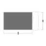 Outwell Florida 5 Air Beskyttende Fotavtrykk, Black / grey, 490 x 300cm