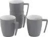Outwell Gala 4 Person Mug Set, Grey & sand, One Size