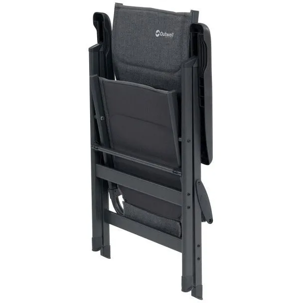 Outwell Helena Stol, Black / grey, 64 x 76 x 112cm