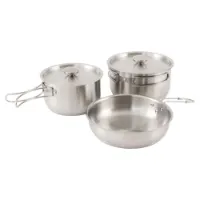 Outwell Inox Super M Stekepanne-sett Outwell Inox Super M Stekepanne-sett