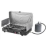 Outwell Katmai Duo Gasskomfyr For Camping, Silver grey, One Size