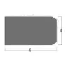Outwell Lux Tennessee 6+2 Air Beskyttende Fotavtrykk, Black / grey, 705 x 340cm