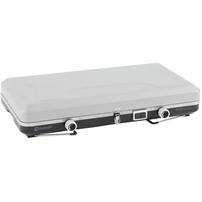 Outwell Merapi Pro Duo Deluxe Gasskomfyr For Camping, Silver grey, One Size Outwell Merapi Pro Duo Deluxe Gasskomfyr For Camping, Silver grey, One Size