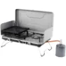 Outwell Merapi Pro Duo Deluxe Gasskomfyr For Camping, Silver grey, One Size